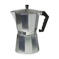 Home Basics Home Basics 12 Cup Demitasse Shot Aluminum Stovetop Espresso Maker, Grey ZOR96084